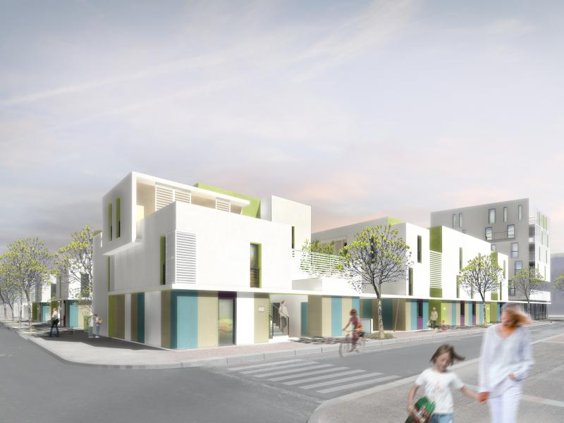 Logements sociaux zac monconseil - Tours (37)